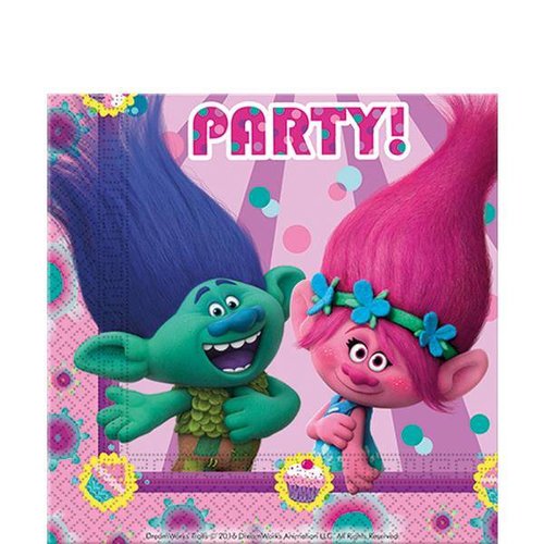 Trolls feestartikelen, servetten Trolls feestartikelen, servetten