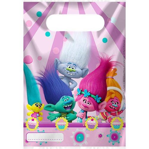 Trolls feestartikelen, feestzakjes Trolls feestartikelen, feestzakjes