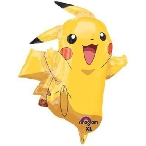 Pokemon folie ballon pikachu (groot) Pokemon folie ballon pikachu (groot)