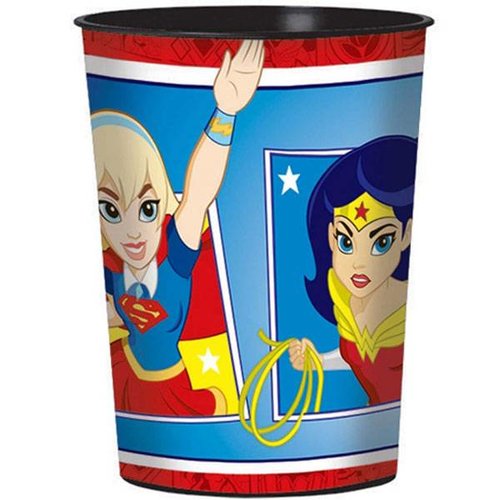 DC Super Hero Girls 1 plastic trakatie beker DC Super Hero Girls 1 plastic trakatie beker