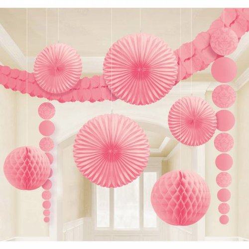 feestpakket met versiering (licht roze) feestpakket met versiering (licht roze)