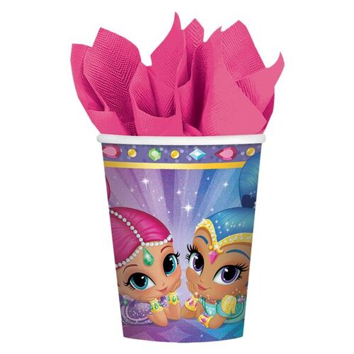 Shimmer en Shine feestartikelen bekers (N) Shimmer en Shine feestartikelen bekers (N)