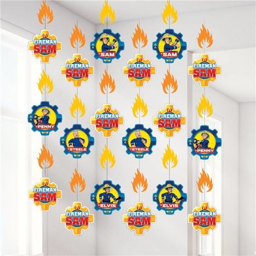Brandweerman Sam versiering, lange hang slingers Brandweerman Sam versiering, lange hang slingers