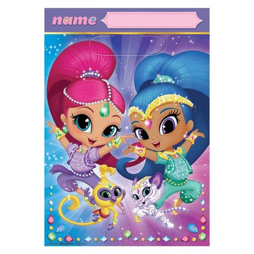 Shimmer & Shine uitdeelzakjes Shimmer & Shine uitdeelzakjes