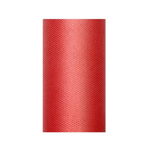 Luxe tule rood op rol Luxe tule rood op rol