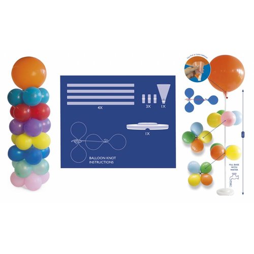 Ballonnen pilaar set, doe het zelf pakket Ballonnen pilaar set, doe het zelf pakket