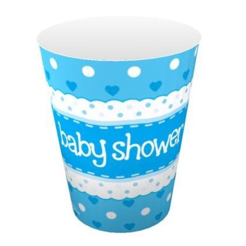 babyshower versiering bekers blauw babyshower versiering bekers blauw