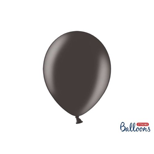 Premium ballonnen 30cm in mat, metallic en cristal. zwart Premium ballonnen 30cm in mat, metallic en cristal. zwart