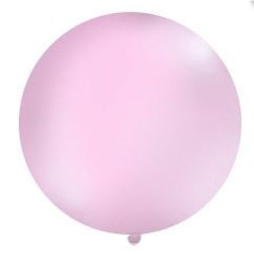 Mega top ballon 1m. ( 1 stuks) licht roze Mega top ballon 1m. ( 1 stuks) licht roze