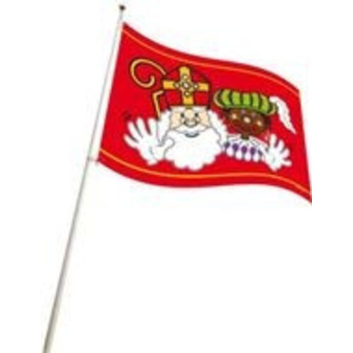 Vlag Sint en Piet (kan ook als gevel vlag) Vlag Sint en Piet (kan ook als gevel vlag)