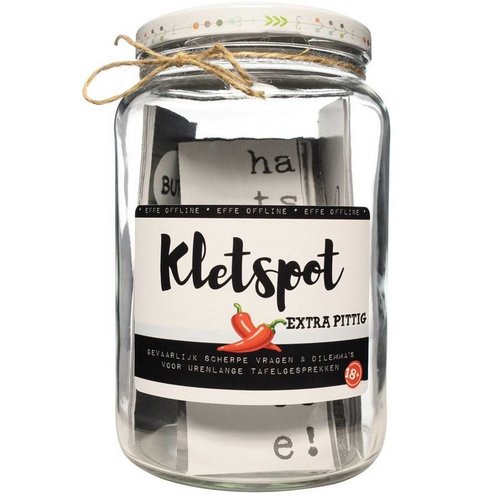 Kletspot *extra pittig 18+ Kletspot *extra pittig 18+