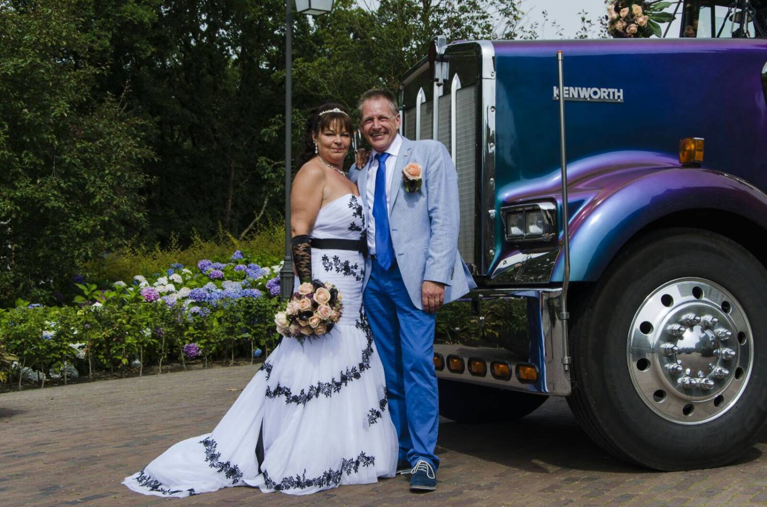 De sterke vrouw achter de trucker