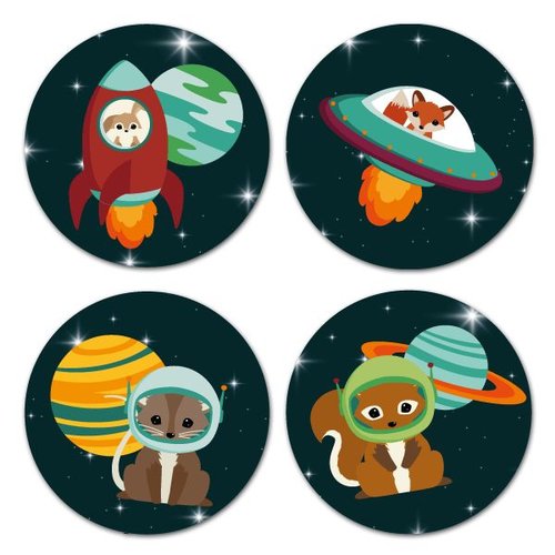 Oktoberdots Set Stickers Woodland Heelal Oktoberdots Set Stickers Woodland Heelal
