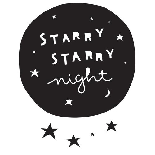 A Little Lovely Company Muurstickers - Starry Night A Little Lovely Company Muurstickers - Starry Night