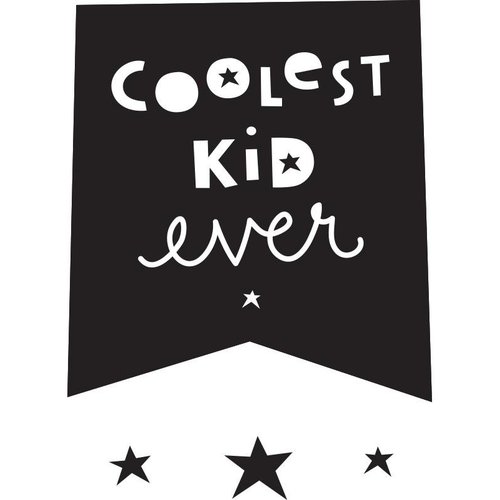 A Little Lovely Company Muurstickers Coolest Kid A Little Lovely Company Muurstickers Coolest Kid