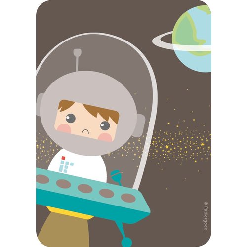 Papiergoed Uitnodigingen Astronaut Papiergoed Uitnodigingen Astronaut