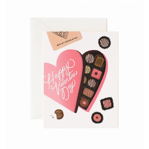 Rifle Paper Co. Valentijnskaart Box of Chocolates Rifle Paper Co. Valentijnskaart Box of Chocolates
