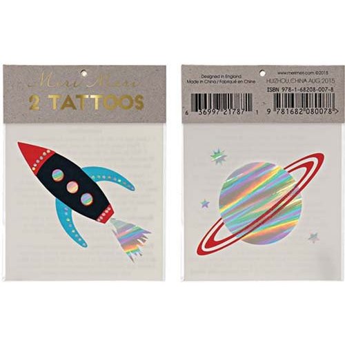 Meri Meri Tattoos Space Meri Meri Tattoos Space