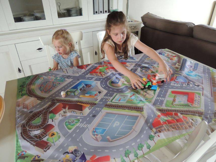 Een vrolijk speelkleed
