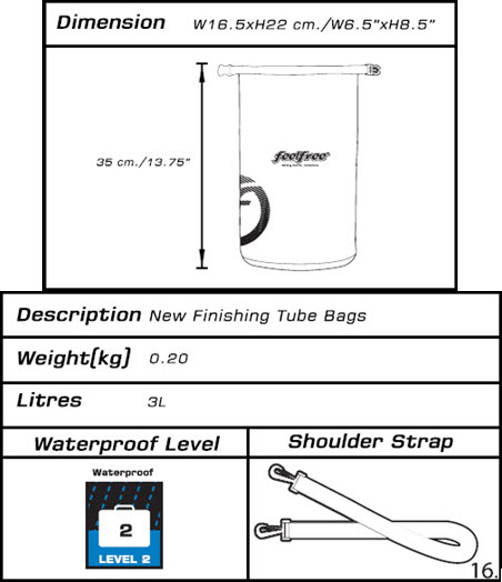 specificaties feelfree drytube mini