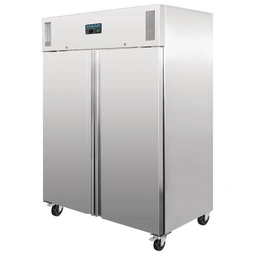 Polar 2-Deurs Professionele RVS Vrieskast - 1300 Liter Polar 2-Deurs Professionele RVS Vrieskast - 1300 Liter