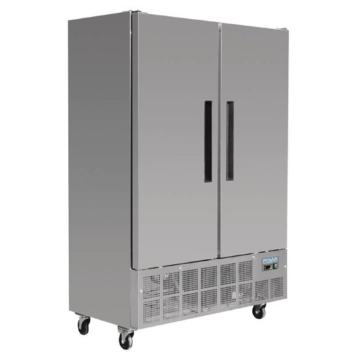 Polar 2-Deurs Slimline RVS Vrieskast - 960 Liter Polar 2-Deurs Slimline RVS Vrieskast - 960 Liter