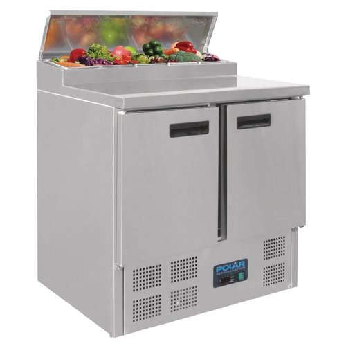 Polar 2-Deurs Pizza & Salade Prepareer Counter Polar 2-Deurs Pizza & Salade Prepareer Counter