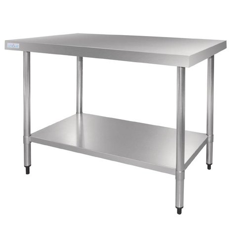 Vogue 180cm RVS Werktafel - 70cm diep Vogue 180cm RVS Werktafel - 70cm diep