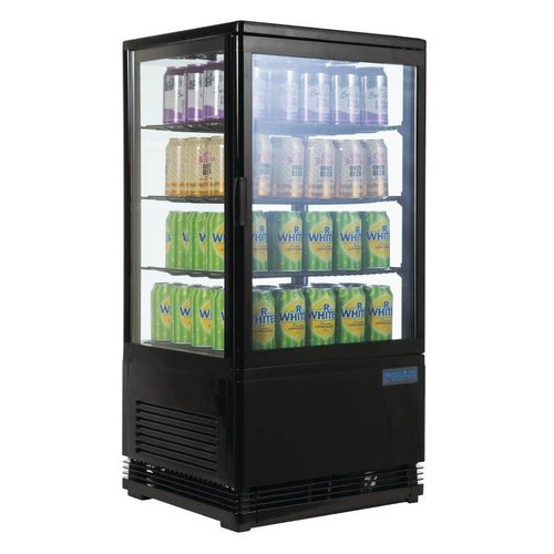 Polar Koelvitrine 68 Liter - Zwart Polar Koelvitrine 68 Liter - Zwart