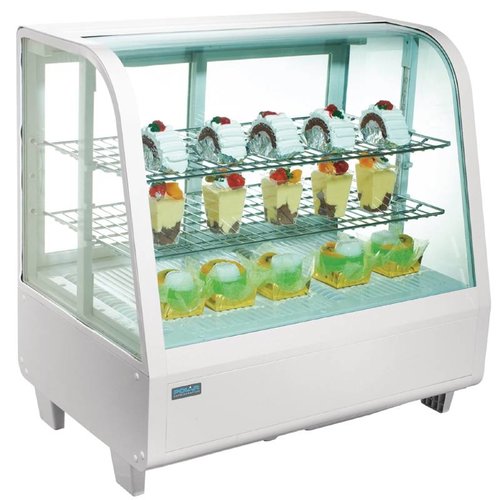 Polar Koelvitrine 100 Liter - Wit Polar Koelvitrine 100 Liter - Wit