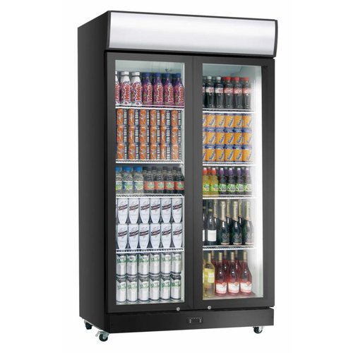 Displaykoelkast met 2 Deuren - 1000 Liter Displaykoelkast met 2 Deuren - 1000 Liter