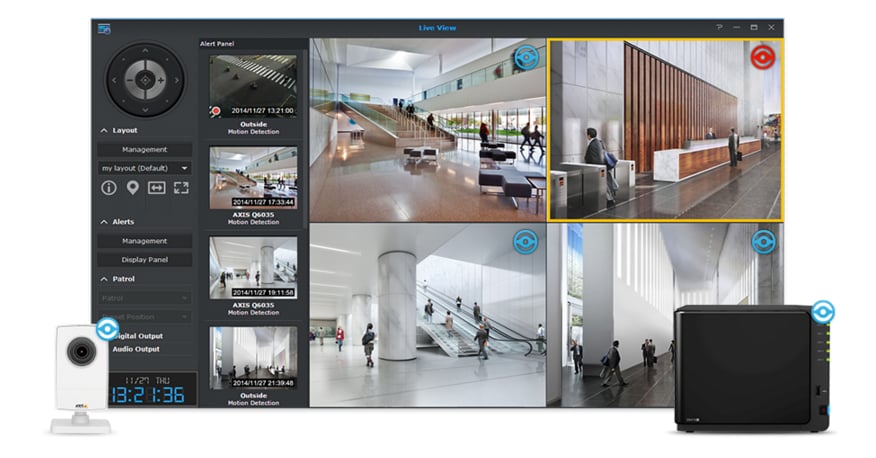 synology diskstation surveillance