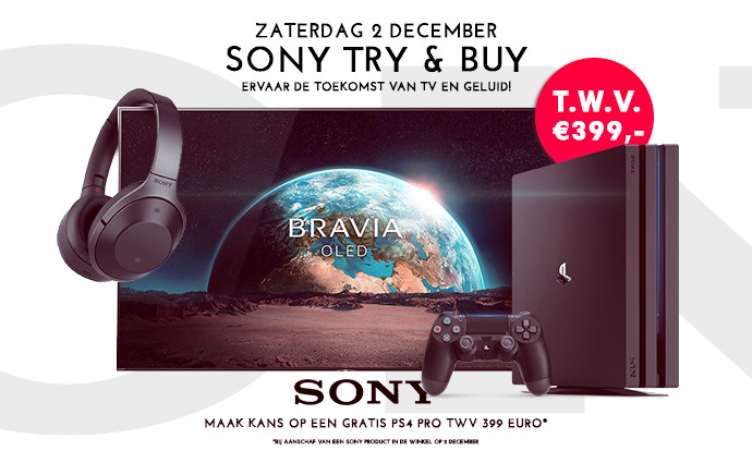 Sony Try & Buy: Ervaar de toekomst van TV en Geluid