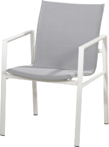 Albion Stacking Armchair in white