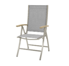 Edelstahl Klappsessel Nexxt Grau