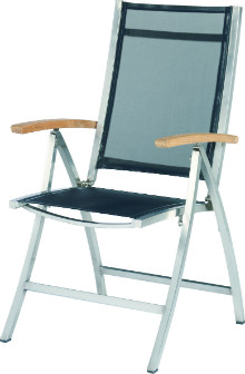 Edelstahl Klappsessel Nexxt Schwarz