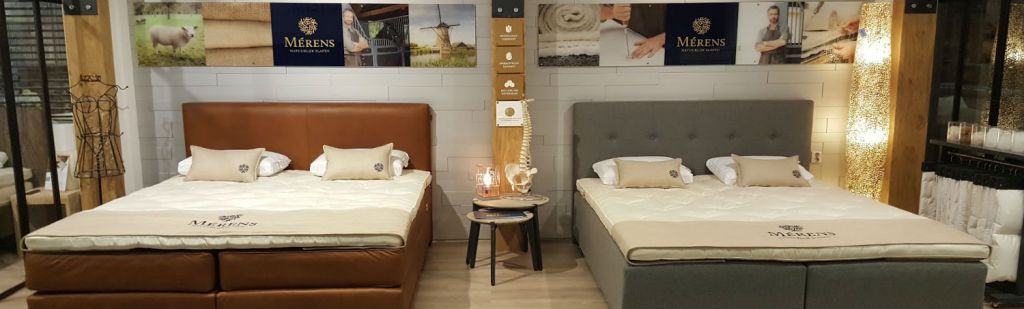 Nieuw merk: Mérens boxspring bedden