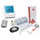 100 Watt elektrische vloerverwarming mat set inclusief Programmeerbare Remote Control thermostaat