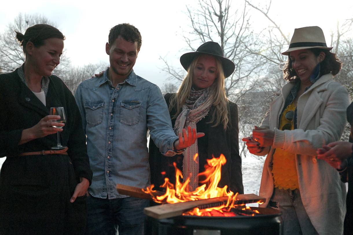 Barbecue als vuurkorf