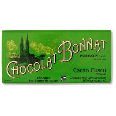 Bonnat Dunkle Schokolade Cacao Cusco 75%
