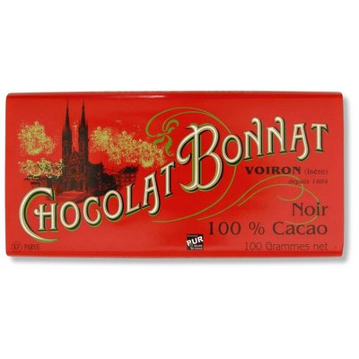 Bonnat Dunkle Schokolade 100% Cacao