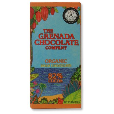 Grenada Chocolate Company Dunkle Bio-Schokolade 82%