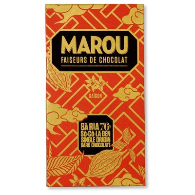 Marou Dunkle Schokolade 76% Ba Ria