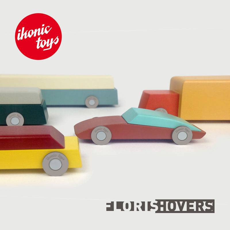 New collection of wooden toy cars designed by Floris Hovers