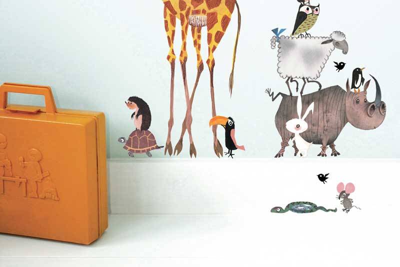 Dieren Muurstickers het meest populair