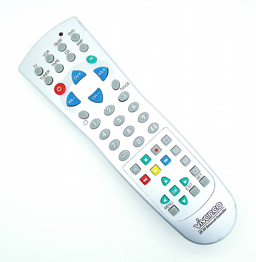 Original Vivanco remote control UR 89 Universal Controller universal ...