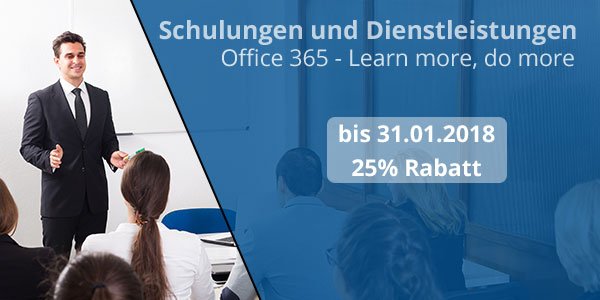 Schulungen und Dienstleistungen - Office 365