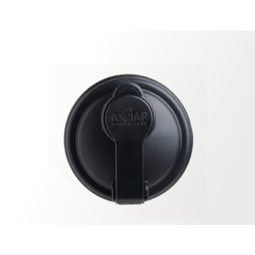reCAP reCAP Mason Jar - Regular Mouth BLACK reCAP reCAP Mason Jar - Regular Mouth BLACK