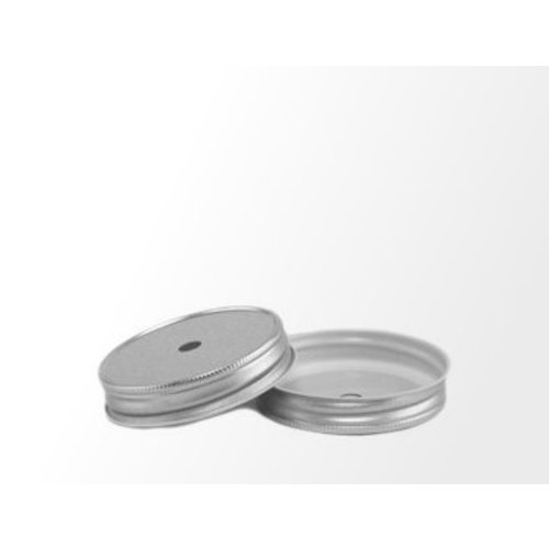 Masonjar Mason Jar regular straw deksel zilver Masonjar Mason Jar regular straw deksel zilver