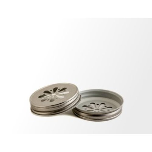 Daisy Cap Daisy cap zilver regular mouth Daisy Cap Daisy cap zilver regular mouth